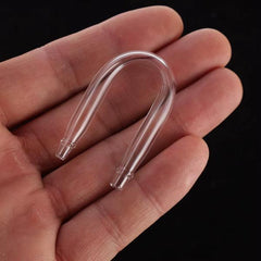 Aquarium Glass U Pipe Connector for CO₂ & Air Tubing