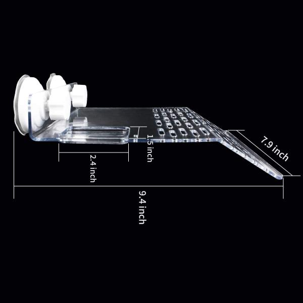 Turtle Floating Platform, Turtle Basking Platform Stand, Acrylic Terrace Turtle Bask Terrace Island Floating Basking Platform, Climb Terrarium Aquarium Tank