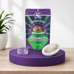 Pangea Fig & Insects Complete Gecko Diet - 228g – FREE Small Reptile Feeding Dish Bowl – FREE White Ceramic Reptile Food Bowl - COMBO