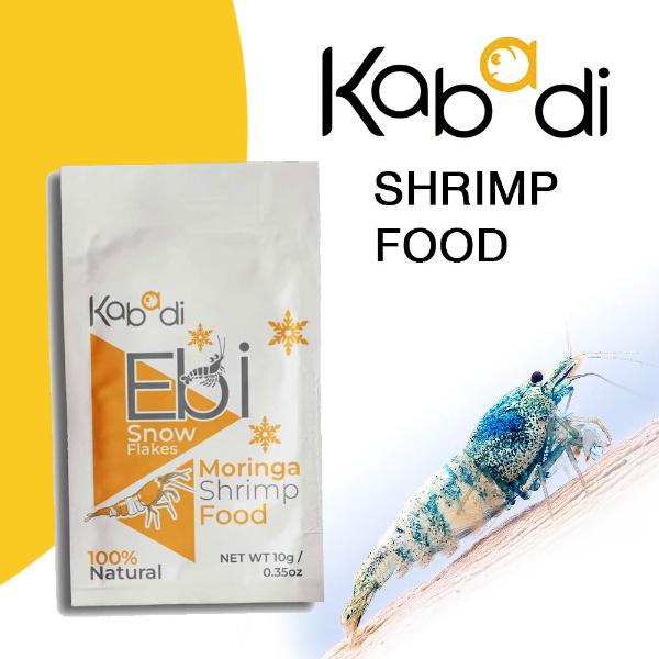 Kabadi Moringa Shrimp Food 10g Ebi Snowflakes