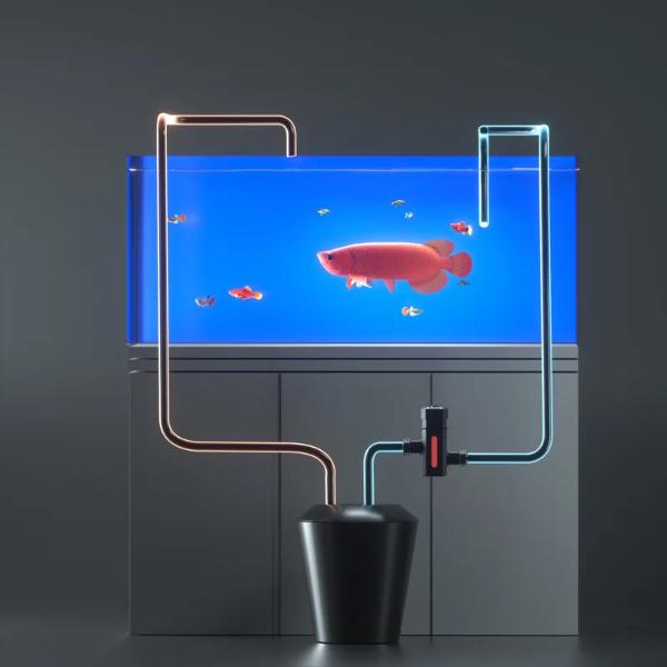 Inline UV sterilization lamp 7W Fish tank Disinfection