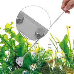Aquarium Stainless Steel Glass Scraper Cleaner with Blade – 46 cm & 65 cm