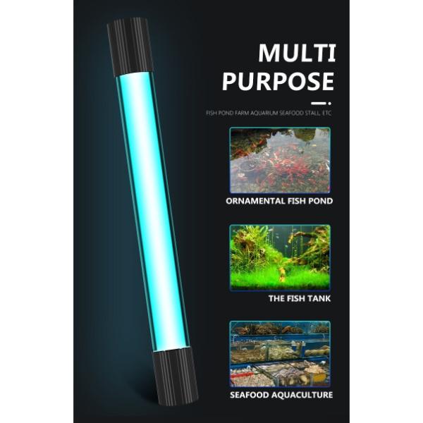 UV Sterilization Light Aquarium Submersible 13W/11W/9W/7W