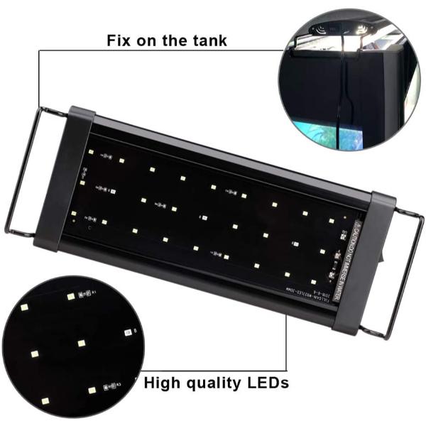 Aquarium LED Ultra High Full Spectrum WRGB Light  5 Models