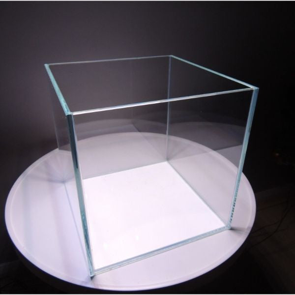 Clear Glass Aquarium Cube Fish Tank 3 Sizes