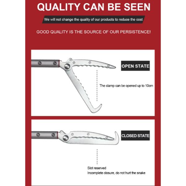Nomoypet Telescopic Snake Catcher with Multiple Specifications (3 Sizes)