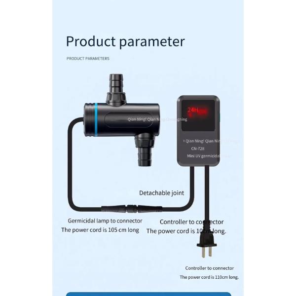 Advanced Mini Intelligent UV Lamp 5W with Timer