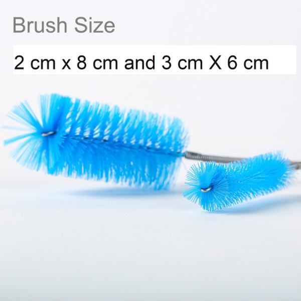 Long Tube Cleaning Brush Flexible Double Ended