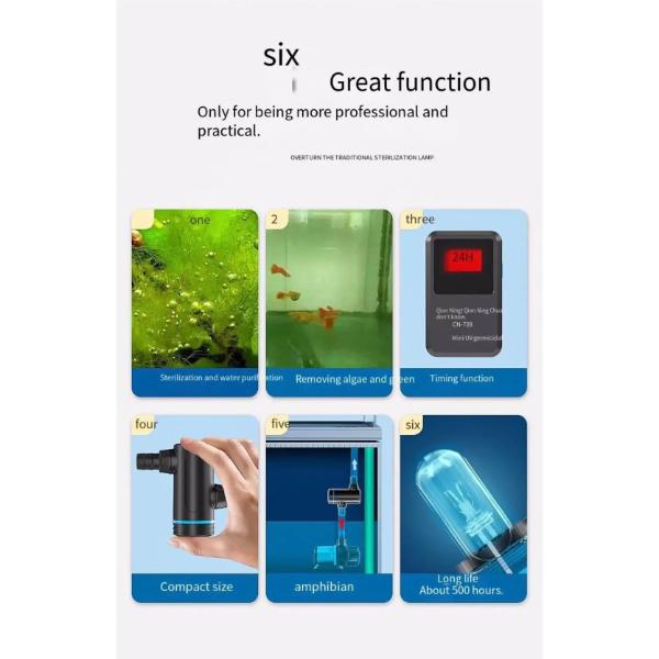 Advanced Mini Intelligent UV Lamp 5W with Timer