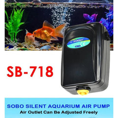 SOBO SB-718 Aquarium Mini Air Pump Fish Tank Oxygen 3L/min 3w
