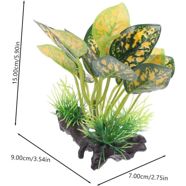 Fish Tank Decorations Plastic Water Plant and Aquatic Grass