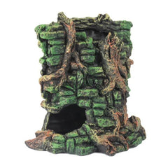 NOMOY PET Decorative Ruin Face Ornament NS-68 – Aquarium & Terrarium Resin Decor