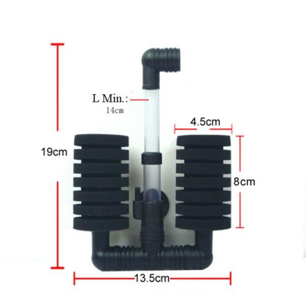 Double Bio Sponge Filter XY-2831