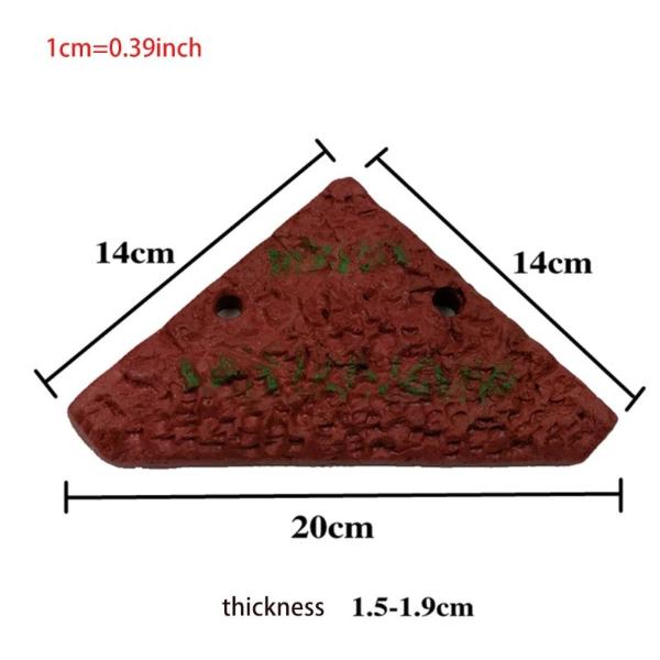 Rectangular Triangle Terrapin Dock PU Foam Aquarium Float Turtle Platform