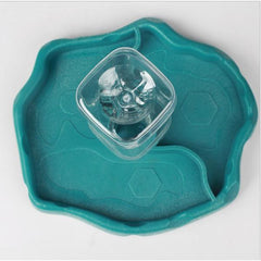 Automatic Reptile Feeders Water Turtle Food and Water Bowl Small Animal Dispenser Bottle for Aquarium Ornament Terrarium Dish Plate Lizards Tortoises or Reptiles