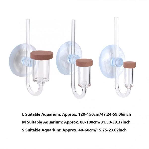 Aquapro Acrylic Nano Diffuser with bubble counter 3 Sizes