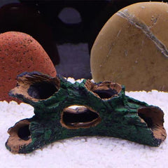 Aquarium Hollow Log Cave Ornament (Resin Root B)