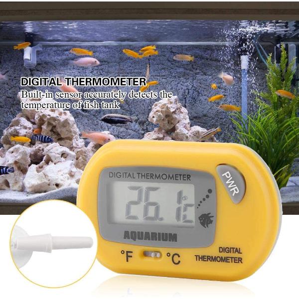 Yellow Digital Aquarium Thermometer