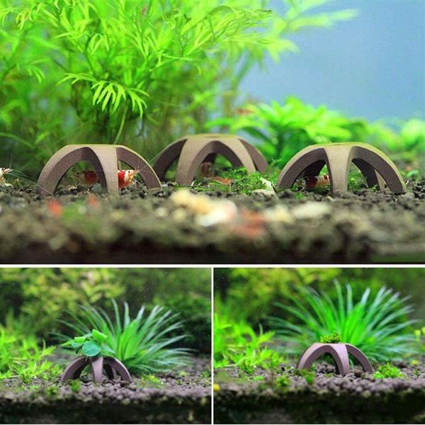 Ceramic House for Small Fish Shrimp 2 Types