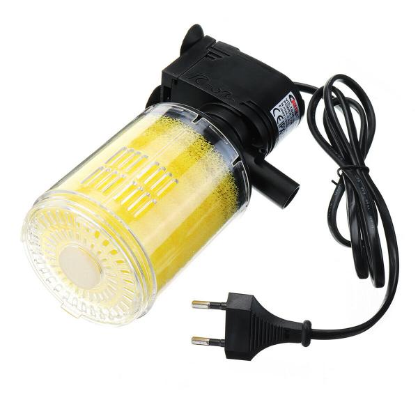 Aquarium Internal Filter Yellow 12W 1180F