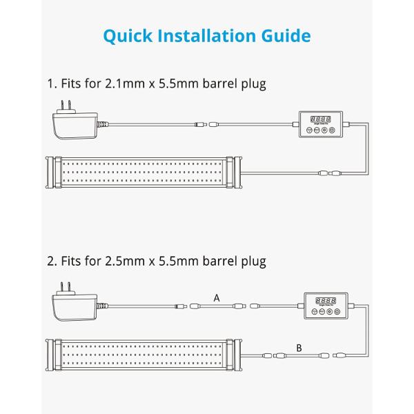Led light timer Inlet and outlet 7x1.08x3.9 cm
