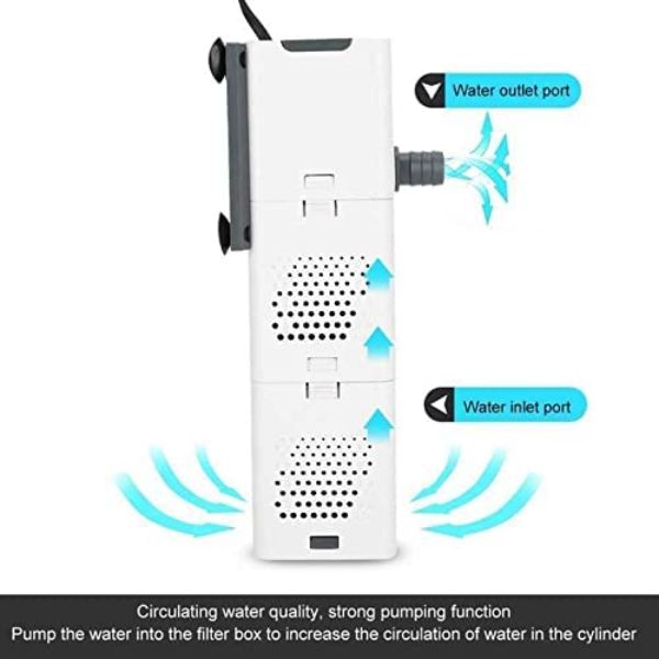 SUNSUN XQP Series Multi-Function Submersible Filtration Pump for Aquarium