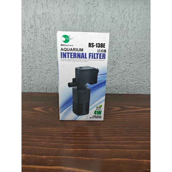 RS Electrical Aquarium Internal Filter RS-138E (4W) / RS-148E (6W) – Submersible Fish Tank Filter Pump