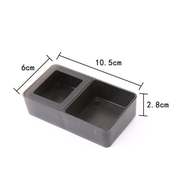 Feeding Box 2 in 1 Mini Plastic Reptile Food and Worm Dish Feeding