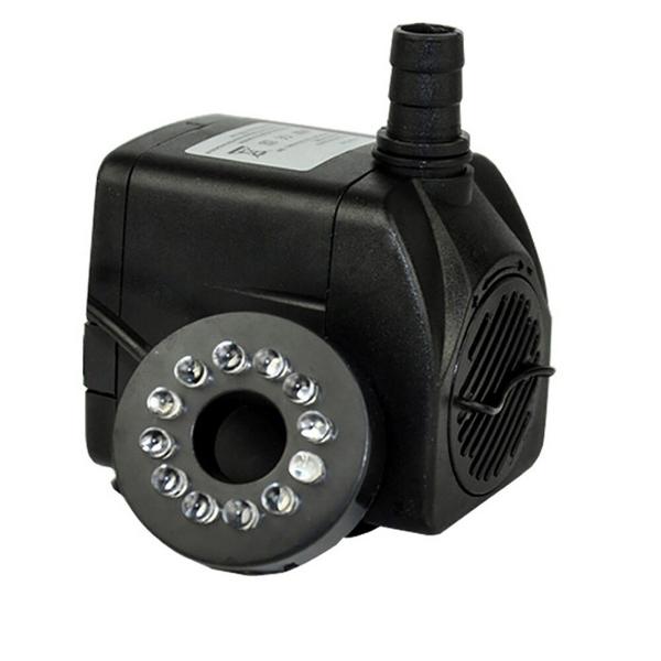 Fountain Pump with 4 LED Light 800L/H - Head - 1.6 m