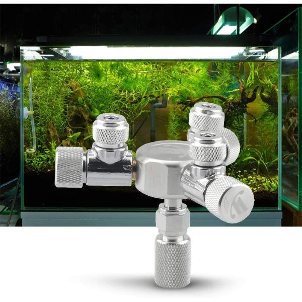 CO2 Splitter Fine Adjusting Valve 2/3/4 Way Outlets