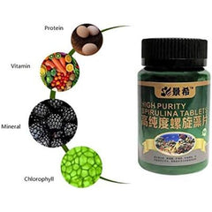 High Purity Spirulina Tablets Fish Shrimp Food for Aquarium Fish Pill Algae Supplies