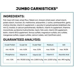 Hikari Jumbo Carnisticks – Protein-Rich Floating Fish Food (182g)