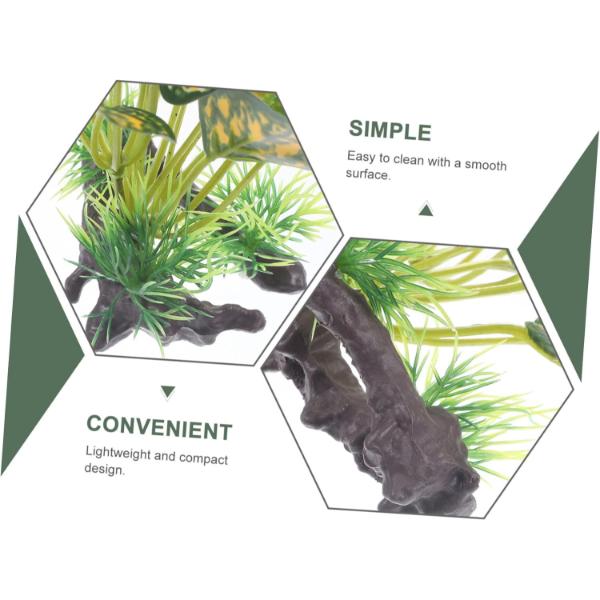 Fish Tank Decorations Plastic Water Plant and Aquatic Grass