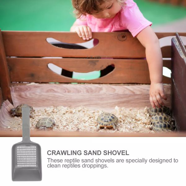 Reptile Sand Shovels Lizard Dung Sieves Excrement Cleaning Shovels