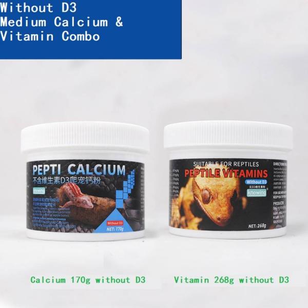 Reptile Calcium Powder Vitamin Powder Without D3