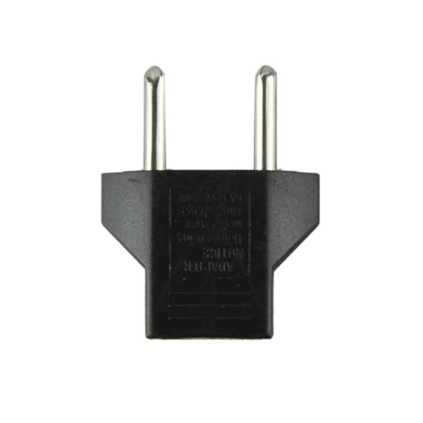 American US to European EU Power Outlet Plug