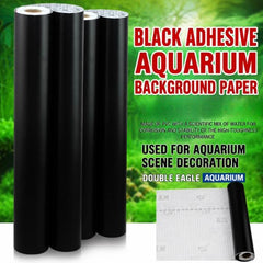 Aquarium Background – White / Black –  45 cm × 10m