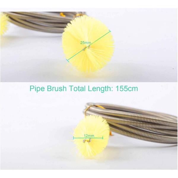Long Tube Cleaning Brush Flexible Double Ended