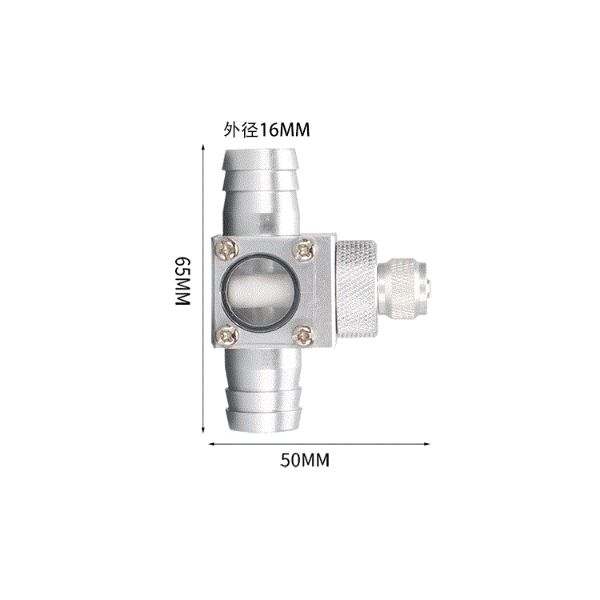 Aquarium Co2 External Atomizer Bubble Counter 16mm