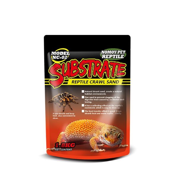 Nomoypet Reptile Natural Crawl Sand Red, White  1.8KG