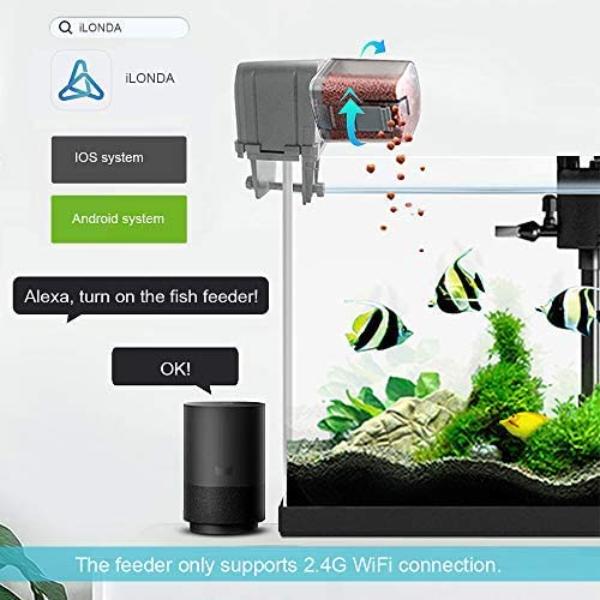 iLONDA L88 Wi-Fi Automatic Fish Tank Feeder with Timer