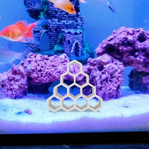Aquarium Breeding Cave Fish Hiding Shelter Spawning Tube 10 Holes