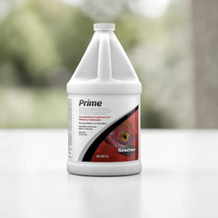 Seachem Prime 2L Concentrated Aquarium Water Conditioner – Removes Chlorine, Chloramine & Ammonia Detoxifier – with FREE Short Glass Thermometer
