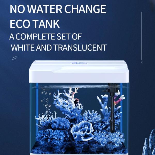 Complete Aquarium Tank Pearl White 240/24 X 17 X 28.5cm