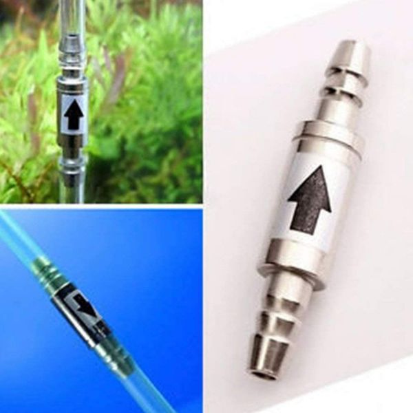 Stainless Steel One Way Check Valve Non Return Air CO2 Line 4/6mm