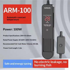 SUNSUN ARM Series – 50W / 100W / 200W / 300W Aquarium Heater