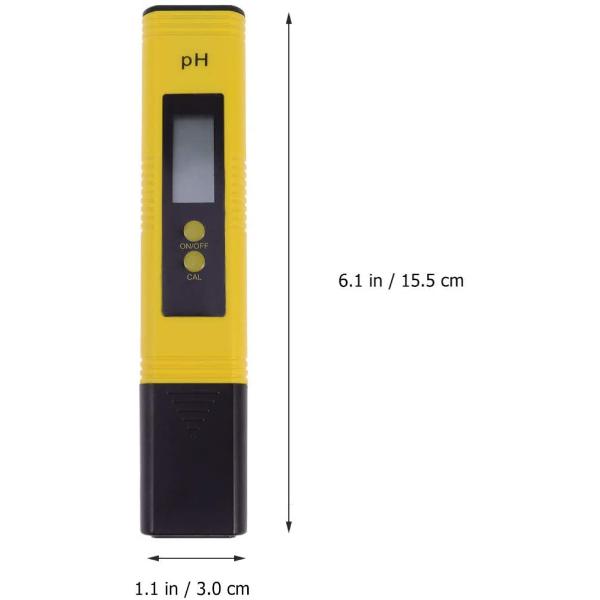 PH Tester button with LCD Display