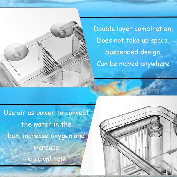 Multi-Functional Isolation Breeding Incubator Box 18x8.5x15cm