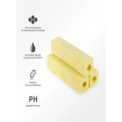 Small Square Yellow Bio Blocks Filter Media 9.5 x 8x 1.5cm