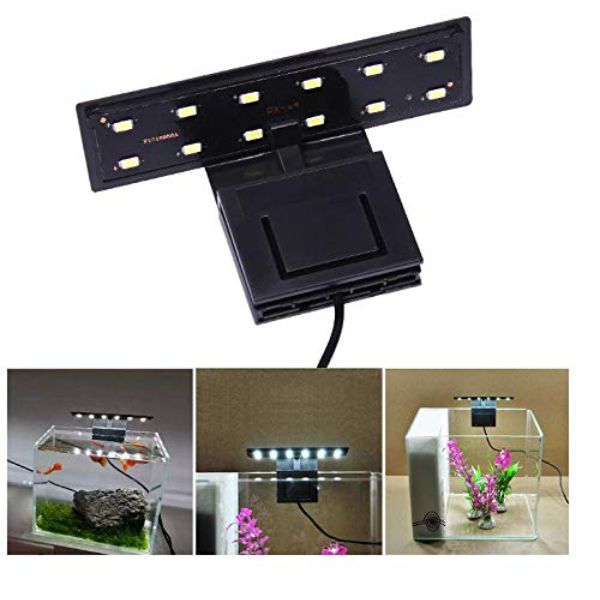 Aquarium Super Slim Clip On LED Clamping Light 220V 5W X3